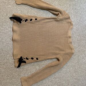 LOFT Beige Knit Sweater